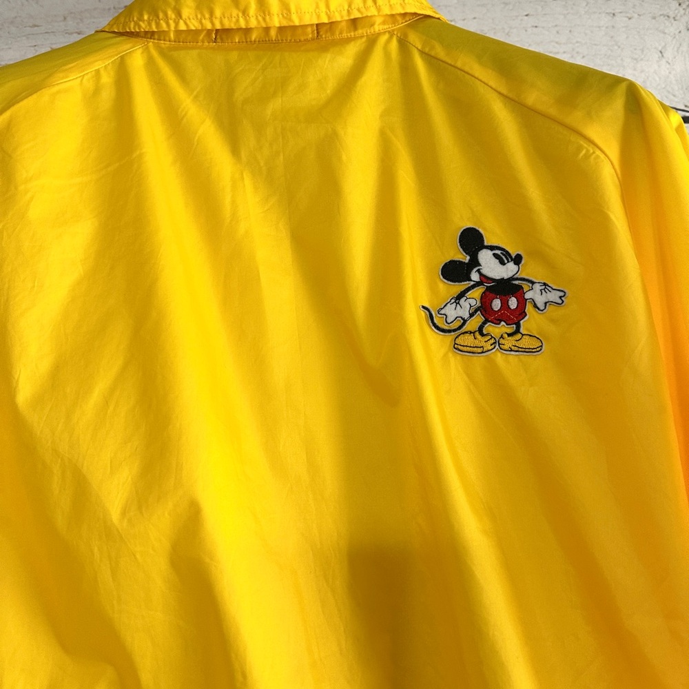 WALT DISNEY WORLD Minnie Mouse Mickey Mouse Yellow Windbreaker